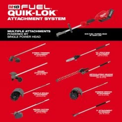 Milwaukee 49-16-2741 M18 FUEL QUIK-LOK Bristle Brush Attachment Lawn & Outdoor Power 12 Milwaukee 49-16-2741 M18 FUEL QUIK-LOK Bristle Brush Attachment Lawn & Outdoor Power