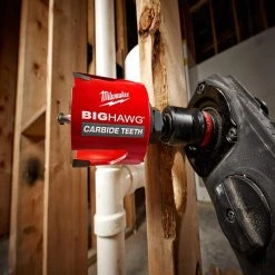 Milwaukee 49-56-9295 9 PC BIG HAWG Carbide Hole Saw Kit PACKOUT Case 9 Piece Power Tools