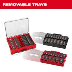 Milwaukee 49-66-6806 SHOCKWAVE 1/2” Impact Duty Socket PACKOUT Set - 31 PC Tools & Equipment