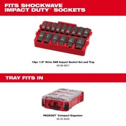 Tools & Equipment Milwaukee 49-66-6817 SHOCKWAVE 1/2