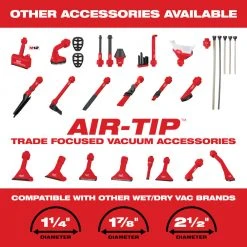 Milwaukee 49-90-2019A AIR-TIP 3-Piece Automotive Vacuum Tool Attachment Kit
