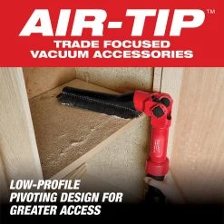 Milwaukee 49-90-2027 AIR-TIP Low-Profile Pivoting Brush Tool Attachment