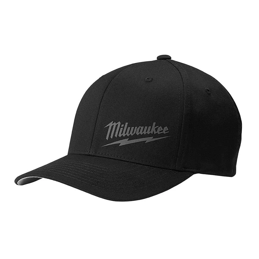 Milwaukee 504B-LXL FlexFit Lightweight Fitted Hat Black - L/XL 3 Milwaukee 504B-LXL FlexFit Lightweight Fitted Hat Black - L/XL