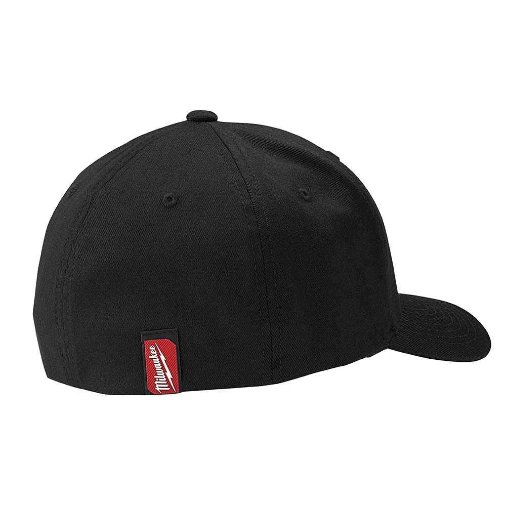 Milwaukee 504B-LXL FlexFit Lightweight Fitted Hat Black - L/XL 4 Milwaukee 504B-LXL FlexFit Lightweight Fitted Hat Black - L/XL