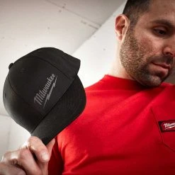 Milwaukee 504B-LXL FlexFit Lightweight Fitted Hat Black - L/XL 7 Milwaukee 504B-LXL FlexFit Lightweight Fitted Hat Black - L/XL