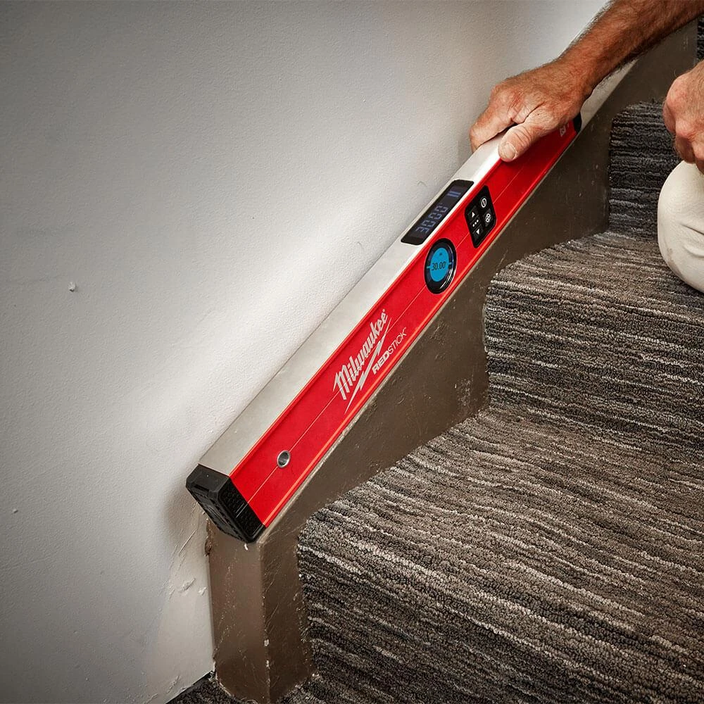 Milwaukee MLDIG24 24 Inch Pin-Point REDLITHIUM REDSTICK Digital Hand Level Tools & Equipment 5 Milwaukee MLDIG24 24 Inch Pin-Point REDLITHIUM REDSTICK Digital Hand Level Tools & Equipment
