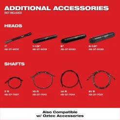 Milwaukee MXF370-2XC MX FUEL Cordless Heavy Duty Concrete Vibrator Tools & Equipment