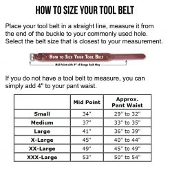 Tools & Equipment Occidental Leather 5080M Pro Framer Framing Tool Bag Set - Size Medium