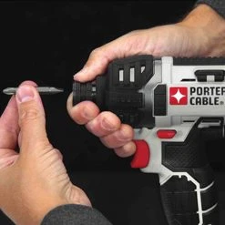 Tools & Equipment Porter-Cable PCCK640LB 20-Volt 1/4-Inch Hex Lithium Ion Impact Driver Kit