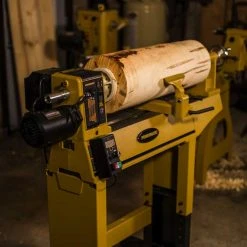 Powermatic 1792014AK 2014 115V/230V 1 HP Heavy Duty Cast Iron Lathe W/ Stand Tools & Equipment