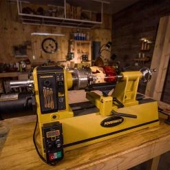 Powermatic 1792014 2014 115V/230V 1 HP Durable Cast Iron Bench Top Lathe Tools & Equipment