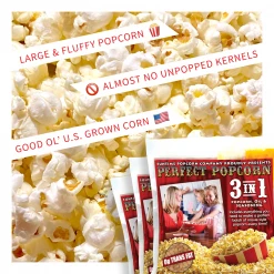 FunTime FT2512 2.5-Ounce 3-in-1 Popcorn Portion Movie Pouch Kit - 12pk