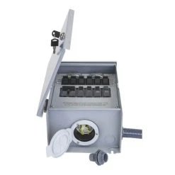 Reliance R206A 120/240-Volt 20-Amp 6-Circuit Pro/Tran Outdoor Transfer Switch Transfer Switches