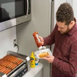 FunTime Roller Dog RDB30SS Commercial 30 Hot Dog Roller Grill Cooker Machine Home Goods