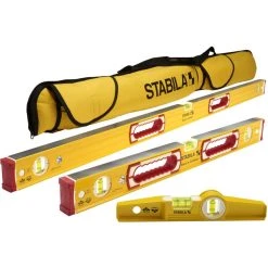 Stabila 48375 Extra Rigid Classic Level Set Type 196 - 3 PC