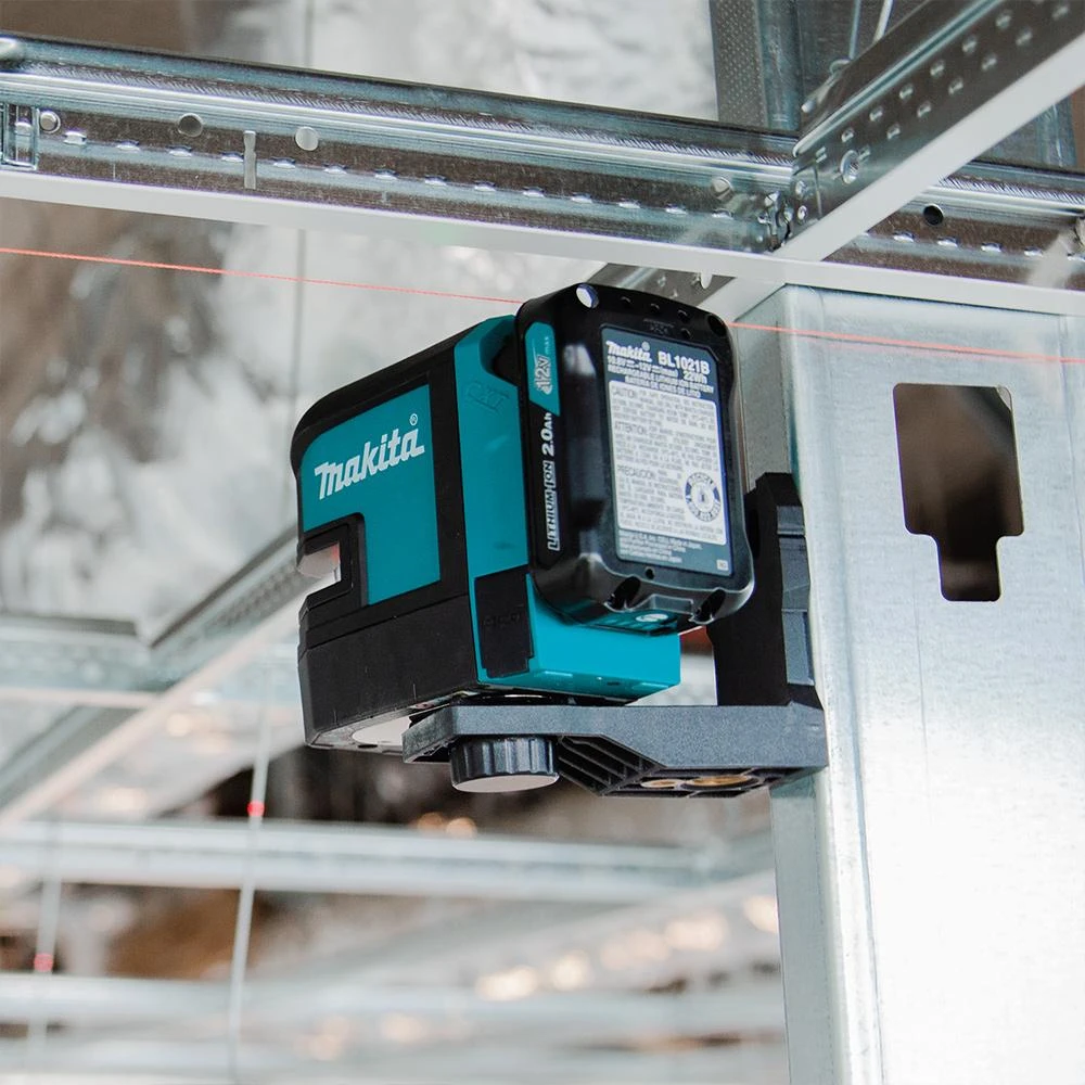 Makita SK105DNAX 12V 2.0Ah Max CXT Cordless Self-Leveling Red Beam Laser Kit 7 Makita SK105DNAX 12V 2.0Ah Max CXT Cordless Self-Leveling Red Beam Laser Kit