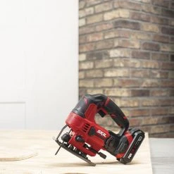 Skil JS820302 20V 7/8 Inch Stroke Length Orbital Jig Saw Kit PWRCORE Battery Tools & Equipment