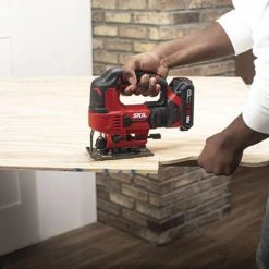 Skil JS820302 20V 7/8 Inch Stroke Length Orbital Jig Saw Kit PWRCORE Battery Tools & Equipment