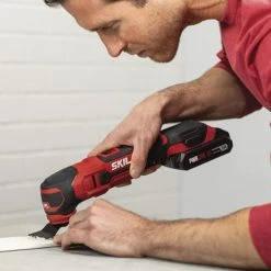 Skil OS593002 20V Oscillating MultiTool Kit With PWRCORE 2.0Ah Lithium Battery