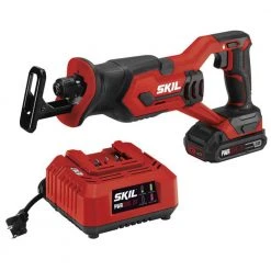 Tools & Equipment Skil RS582902 20V Compact Reciprocating Saw Kit With PWRCORE Lithium Battery
