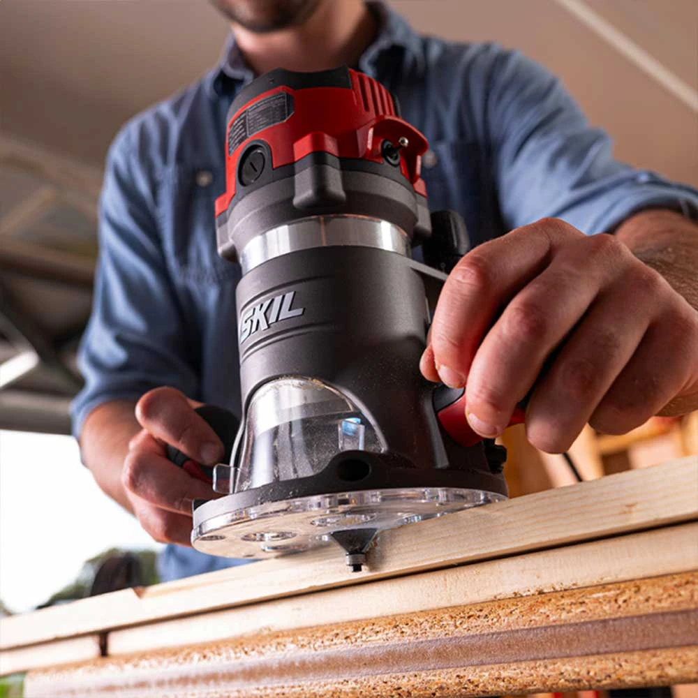 Skil RT1323-00 10 Amp Speed Control Soft Start Fixed Base Corded Router Tools & Equipment 8 Skil RT1323-00 10 Amp Speed Control Soft Start Fixed Base Corded Router Tools & Equipment