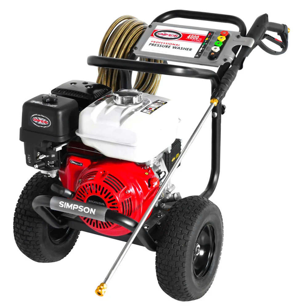 Simpson 60869 4000 PSI 3.5 GPM Gas Powered Monster Powershot Pressure Washer for Lawn & Outdoor Cleaning 3 Simpson 60869 4000 Psi 3.5 Gpm Gas Powered Monster Powershot Pressure Washer Lawn & Outdoor Power