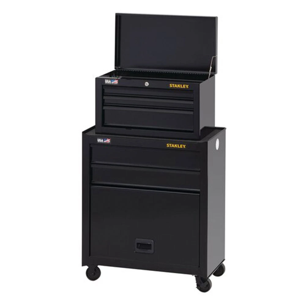 Stanley STST22656BK 26-Inch 100-Series 5-Drawer Storage Tool Center - Black Tools & Equipment 5 Stanley STST22656BK 26-Inch 100-Series 5-Drawer Storage Tool Center - Black Tools & Equipment