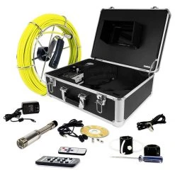 Video Snake SWJ-3188DTX 130' Pipe Inspection Color LED Camera W/ Transmitter Tools & Equipment