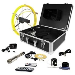 Video Snake SWJ-3188DT 65' Pipe Inspection Color LED Camera W/ Transmitter