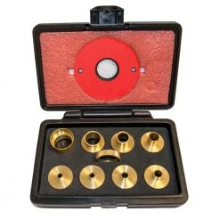 Saw Stop SawStop RT-TGS Multi-Size Brass Precision Router Template Guide Set, 9pc