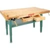 Grizzly T10157 Heavy-Duty Oak Workbench with Steel Legs - Durable Tools & Equipment for Professionals 1 Grizzly T10157 Heavy-Duty Oak Workbench With Steel Legs Tools & Equipment