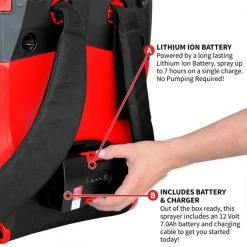 Outdoor Sprayers Tomahawk Power ETPS18 4.75 Gallon Battery Powered Backpack Pest Control Sprayer