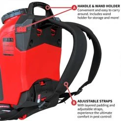 Outdoor Sprayers Tomahawk Power ETPS18 4.75 Gallon Battery Powered Backpack Pest Control Sprayer