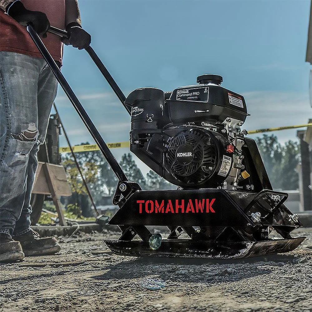 Tomahawk Power TPC80 6 HP CH260 Kohler Vibratory Plate Soil Compactor Tamper 4 Tomahawk Power TPC80 6 HP CH260 Kohler Vibratory Plate Soil Compactor Tamper