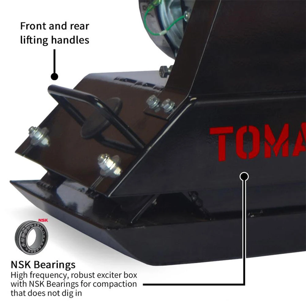 Tomahawk Power TPC80 6 HP CH260 Kohler Vibratory Plate Soil Compactor Tamper 9 Tomahawk Power TPC80 6 HP CH260 Kohler Vibratory Plate Soil Compactor Tamper