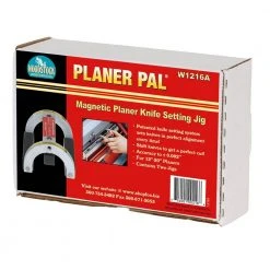 Shop Fox W1216A 2-1/4 Inch - 4 Inch Planer Pal Knife Setting Jig, Standard - 2pc Tools & Equipment