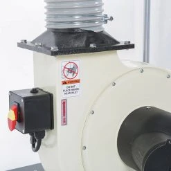 Tools & Equipment Shop Fox W1666 2 H.P. 1,550 Cfm Dust Collector W/ Heavy-Duty 12" Steel Impeller 11 Tools & Equipment Shop Fox W1666 2 H.P. 1,550 Cfm Dust Collector W/ Heavy-Duty 12