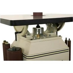 Sanders Shop Fox W1686 1 Hp Oscillating Spindle Sander Cabinet Style With Table Inserts