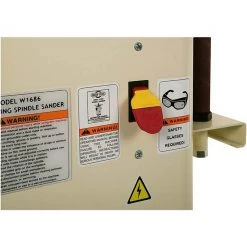 Sanders Shop Fox W1686 1 Hp Oscillating Spindle Sander Cabinet Style With Table Inserts