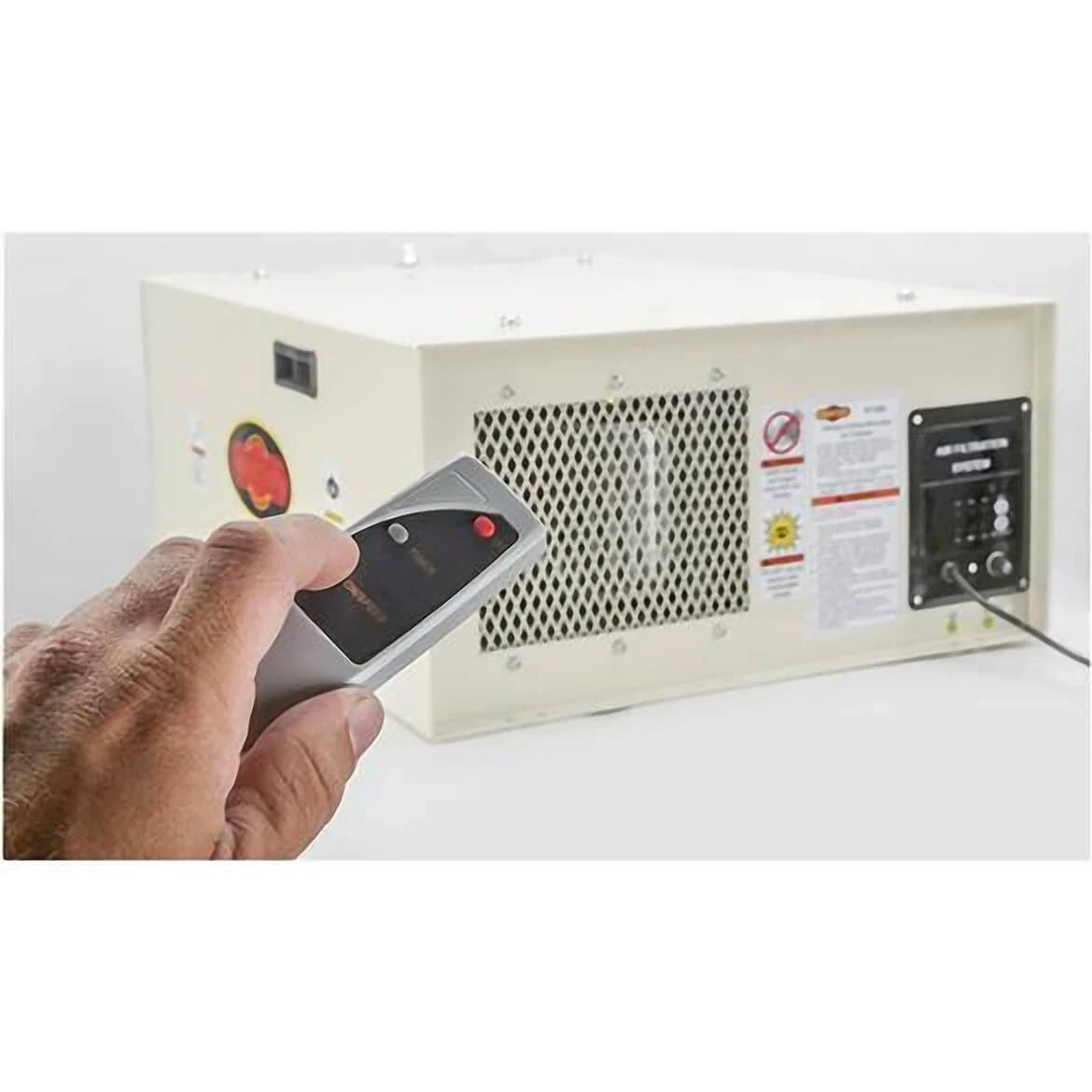 Shop Fox W1690 3 Speed Air Cleaner with 750/960/1200 RPM for Dust Collection 9 Shop Fox W1690 3 Speed Air Cleaner (750 Rpm/960 Rpm/1,200 Rpm)