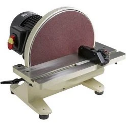 Shop Fox W1828 12" Disc Sander W/ 1Hp 1,700 Rpm Fan Cooled Direct Drive Motor Tools & Equipment