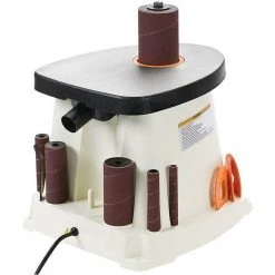 Shop Fox W1831 Oscillating Spindle Sander W/ 5 Rubber Sanding Drums & 6 Sleeves Sanders