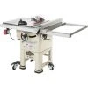 Shop Fox W1837 10" 2 HP Open-Stand Hybrid Table Saw With Enclosed Cabinet Bottom