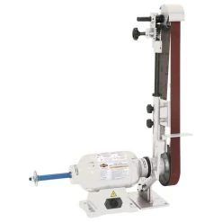 Tools & Equipment Shop Fox W1843 110-Volt 1 HP Single Phase Heavy Duty Knife Belt Sander/Buffer