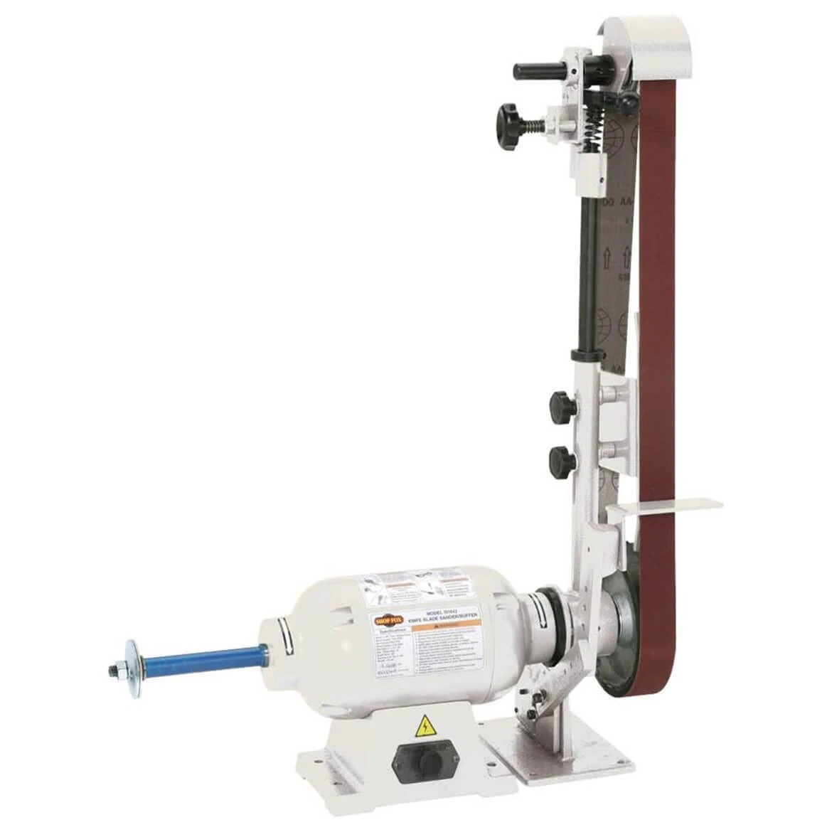 Tools & Equipment Shop Fox W1843 110-Volt 1 HP Single Phase Heavy Duty Knife Belt Sander/Buffer 3 Tools & Equipment Shop Fox W1843 110-Volt 1 HP Single Phase Heavy Duty Knife Belt Sander/Buffer