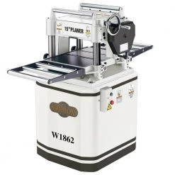 Shop Fox W1862 240 Volt 15 Inch 3 Hp Single Phase Three Knife Stationary Planer Tools & Equipment