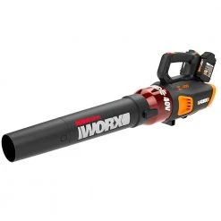 Lawn & Outdoor Power Worx WG584 40 Volt 95 Mph 470 Cfm Power Share Brushless Turbine Leaf Blower Kit
