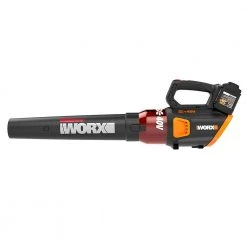 Lawn & Outdoor Power Worx WG584 40 Volt 95 Mph 470 Cfm Power Share Brushless Turbine Leaf Blower Kit