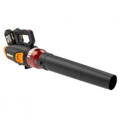 Lawn & Outdoor Power Worx WG584 40 Volt 95 Mph 470 Cfm Power Share Brushless Turbine Leaf Blower Kit