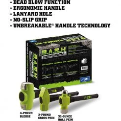 Tools & Equipment WILTON 11111 B.A.S.H Mechanics Hammer Kit W/ 20412, 33214, 30216